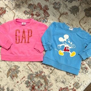 Hanna Andersson & Gap Crew neck Sweatshirts